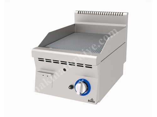 Agı - 460/N Ribbed Gas Flat Plate Grill