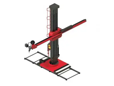 6x6 Hareket Kabiliyetli Real Eko Tip Kolon Bom Kaynak Makinası