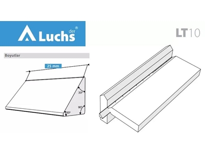 10mm Luchs Lt10 Dreieckige Keramik-Schweißrückseite - 0