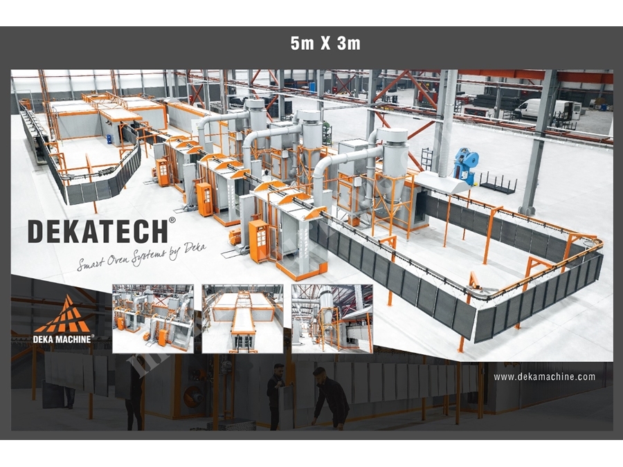 Demonte Box Tipi Boya Fırını
