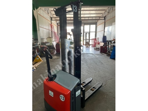 3300 mm 2 Kademeli Tripleks Asansörlü Akülü İstif Makinası