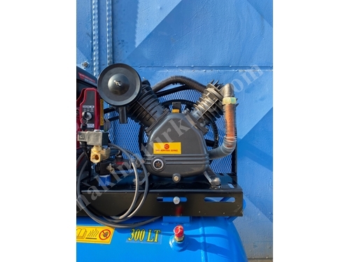 300 Lt 12 Bar Belly Tank Electric Start Petrol Start Road Assistance Compressor