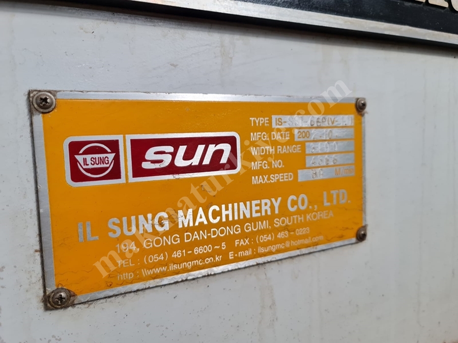 6 Kabin Gazlı Kenar Kesme Ram Makinası & Stenter Machine