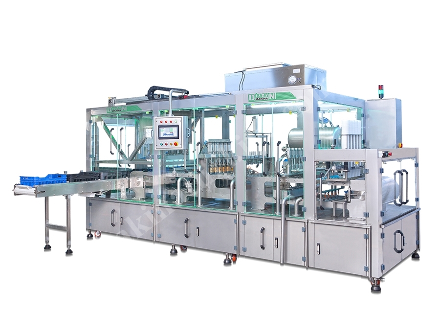 5500-6000 Adet / Saat Otomatik Yoğurt Dolum Makinesi