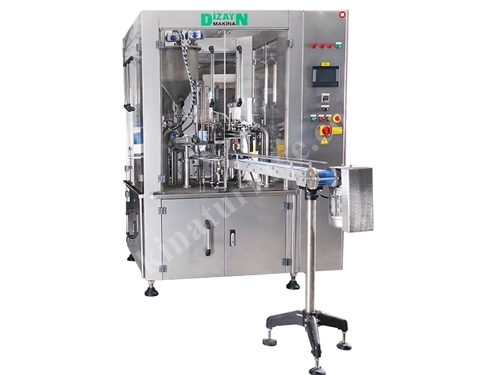 1300 - 1500 Adet / Saat Otomatik Hazır Kap Dolum Makinesi