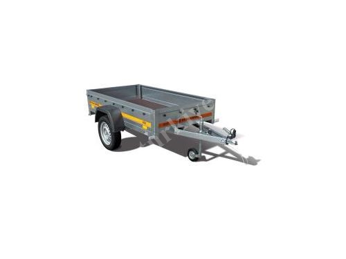650 Kg (2010x1260x300 mm) Araç Arkası Yük Taşıma Römorku