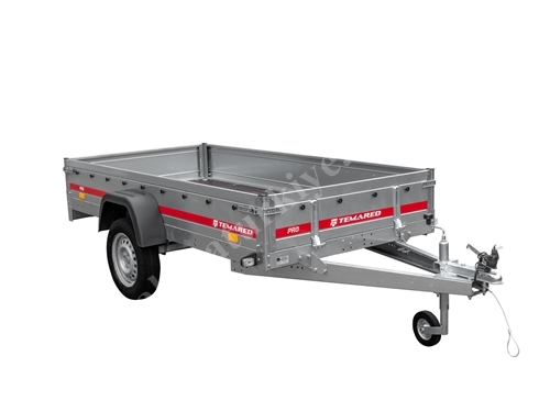 600 Kg (2305x1260x400 mm)Araç Arkası Yük Taşıma Römorku