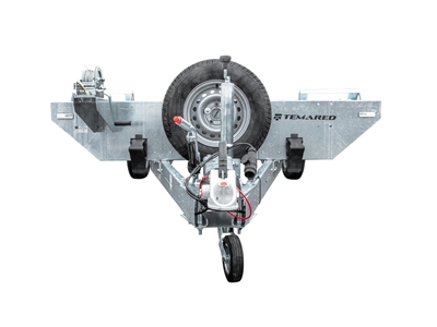 2000 Kg (5000x2000 mm) Araç Arkası Yük Taşıma Römorku - 6