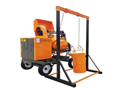 500 Litre Kepçeli Vinçli Harç Karma ve Betoniyer - 0