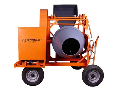 500 Litre Kepçeli Vinçli Harç Karma ve Betoniyer - 1