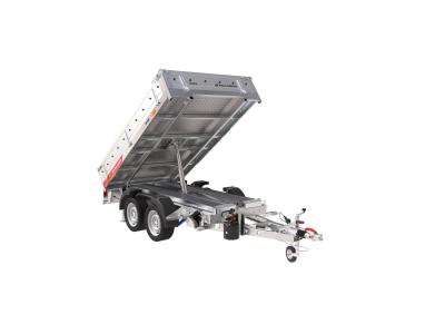 950 Kg (2530x1520x400 mm) Araç Arkası Damperli Yük Taşıma Römorku - 0