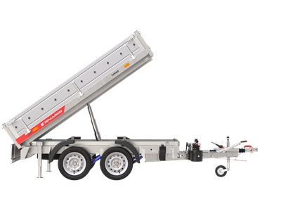950 Kg (2530x1520x400 mm) Araç Arkası Damperli Yük Taşıma Römorku - 3