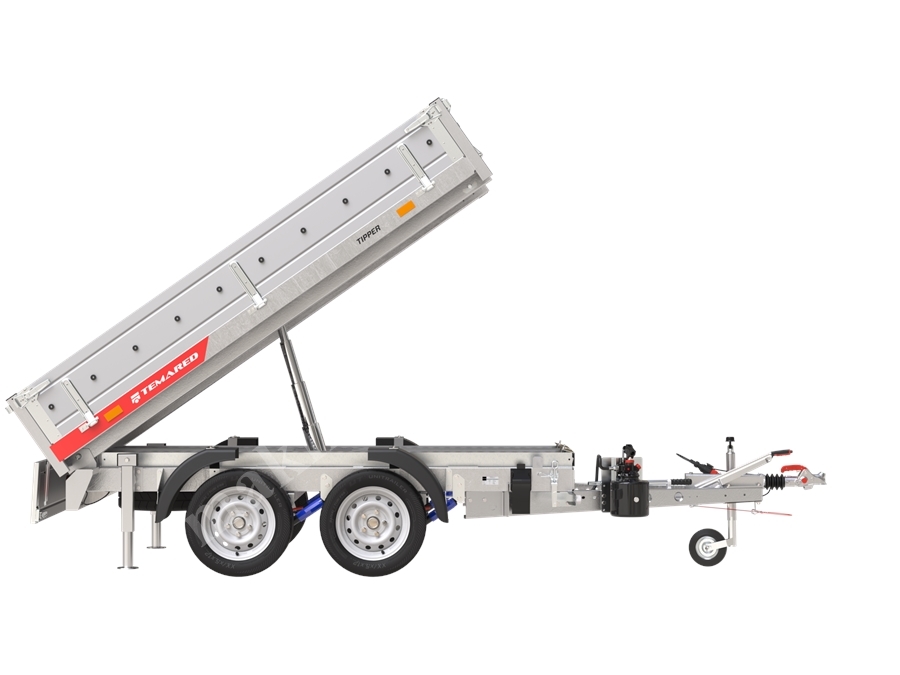 950 Kg (2530x1520x400 mm) Araç Arkası Damperli Yük Taşıma Römorku