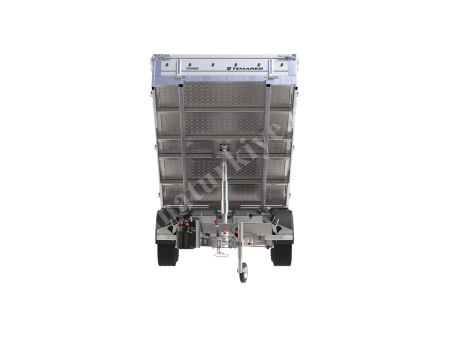 950 Kg (2530x1520x400 mm) Araç Arkası Damperli Yük Taşıma Römorku