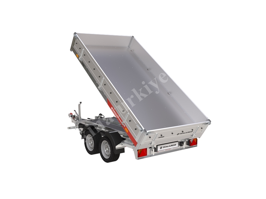 2000 Kg (3030x1520x300 mm) Araç Arkası Damperli Yük Taşıma Römorku