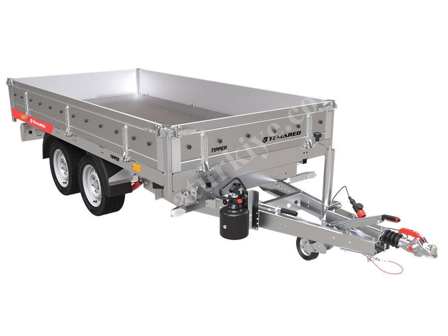 2000 Kg (3030x1520x300 mm) Araç Arkası Damperli Yük Taşıma Römorku