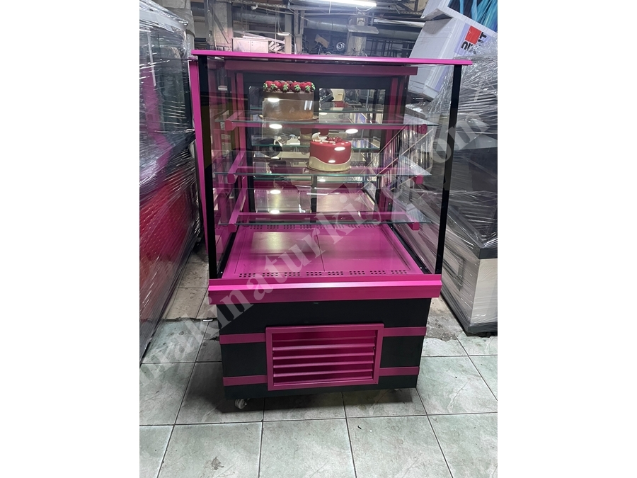 100 Cm Sürgülü Pasta Teşhir Dolabı