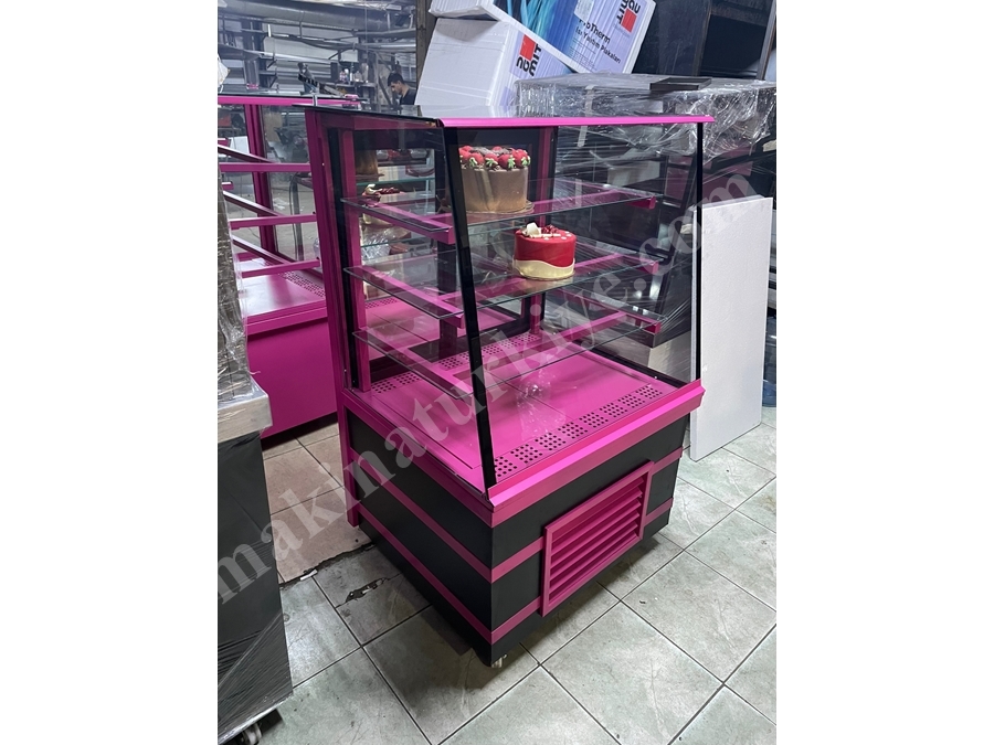 100 Cm Sürgülü Pasta Teşhir Dolabı