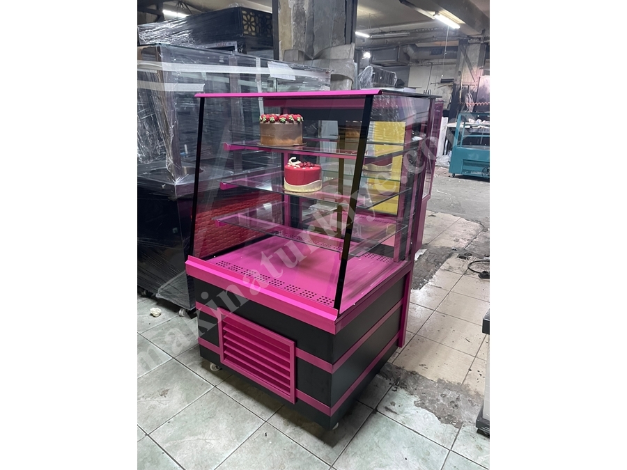 100 Cm Sürgülü Pasta Teşhir Dolabı
