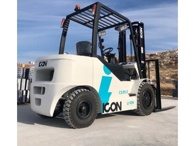 3 Ton Yük Taşıma Kapasiteli Triplex Akülü Forklift - 0