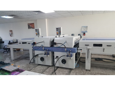 Mdf Chipboard Glass UV Lacquer Application Machines - 0