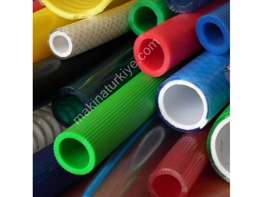 Ø 70+Ø 55 mm EKSTRUDERLİ  ÖRGÜ HORTUM ÜRETİM MAKİNASI