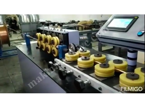 Copper Pipe Straightening and Cutting Machine