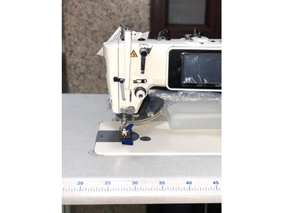 Автоматическая промышленная швейная машина с двойным лезвием и закрытым картельным строчкой - 2