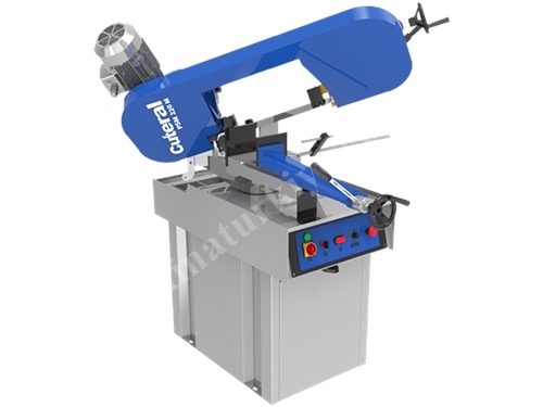 220 mm Çift Yön Açılı Şerit Testere Tezgahı