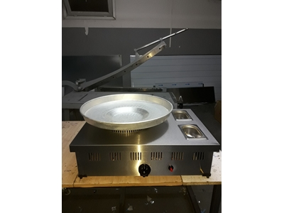 50*70 Cm Paslanmaz Garnütürlü Doğal Gazlı Set Üstü Tantuni Ocağı - 3