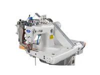 Автомат для отворотов кармана с системой складывания ткани на шаговом двигателе