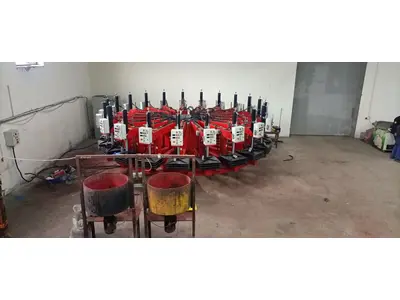 21-Arm Octopus Rubber Press Machine