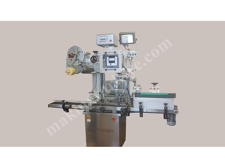 U Etiket Katlamalı Üst Etiketleme Makinesi Thermal Transfer Sistemli