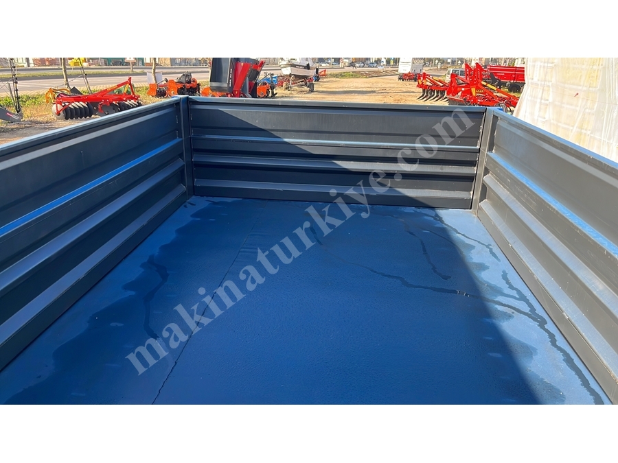 3,5 Ton Tek Dingil Hidrolik Frenli Damperli Römork