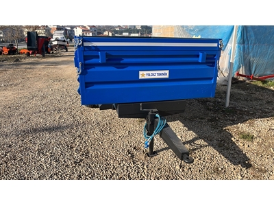 3,5 Ton Tek Dingil Hidrolik Frenli Damperli Römork - 4