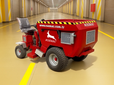 750 Kg Synthetic Grass Filling And Brushing Machine - 0