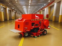 1500 Kg synthetische Rasenfüll- und Bürstmaschine