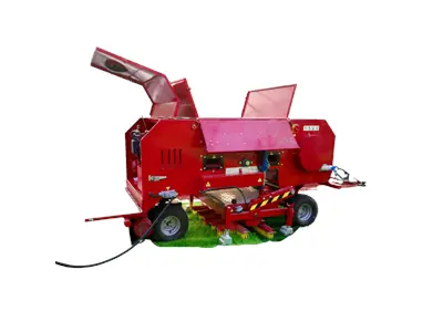 Machine de remplissage et de brossage d'herbe synthétique de 1500 kg