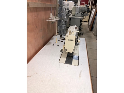 Große Shuttle-Mechanische Doppelnadel-Nähmaschine ohne Stornierung - 2