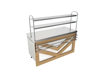 Stainless Steel Double-Layer Neutral Service Unit - 0