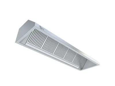 Wall Type Filtered Stainless Hood