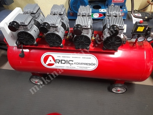 200 Litre Pistonlu Yağsız Sessiz Kompresör