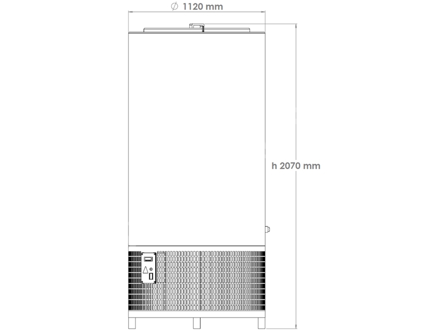 900 Litre Hijyenik Su Soğutma Makinesi