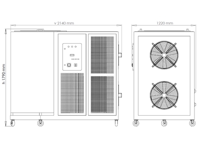400 Litre / Saat Hijyenik Su Soğutma Makinesi - 1