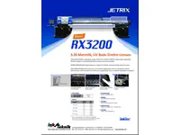 Jetrix Rx 3200 Led Uv Roll Baskı Makinesi