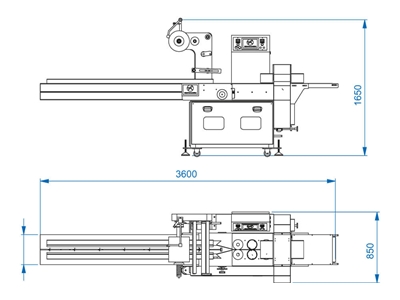 Konveyörlü Yatay Paketleme Makinası - 1