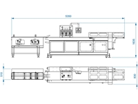 DP-250 RL İnline Beslemeli Tam Otomatik Konveyörlü Ters Yatay Paketleme Makinası - 1