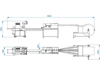 DP-120 T Tek Kullanımlık Kuru Havlu Kesme Ve Flowpack Paketleme Makinası - 1