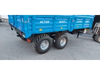 Прицеп для транспортировки грузов на 10 тонн с шинами 400/60 15.5 - 8