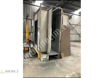4,5X3x2 Metre İkiz Kabin Tünel Tipi Elektrostatik Toz Boya Fırını